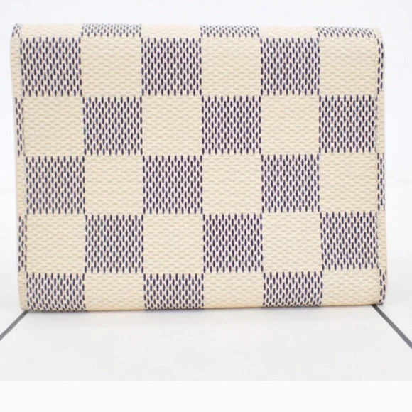 Authentic Louis Vuitton Damier Azur Flap Card Case - Picture 2 of 8